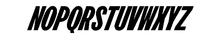 FKScreamerLegacy Slanted Instance Font UPPERCASE