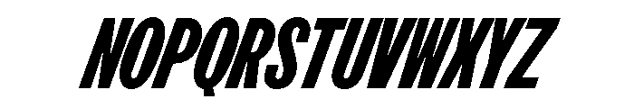 FKScreamerLegacy Slanted Font UPPERCASE