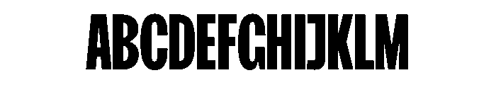 FKScreamerLegacy Upright Instance Font UPPERCASE