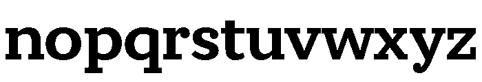 Flegrei Bold Font LOWERCASE