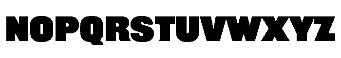 Flegrei Extra Bold Font LOWERCASE