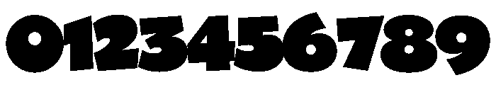 Flegrei Heavy Font OTHER CHARS