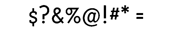 Flegrei Light Font OTHER CHARS