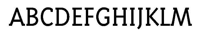 Flegrei Light Font UPPERCASE