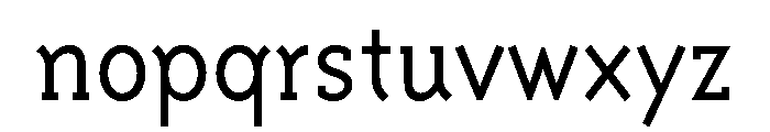 Flegrei Light Font LOWERCASE