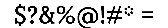 Flegrei Medium Font OTHER CHARS