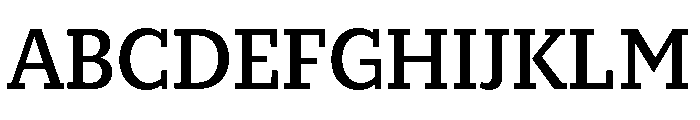 Flegrei Medium Font UPPERCASE
