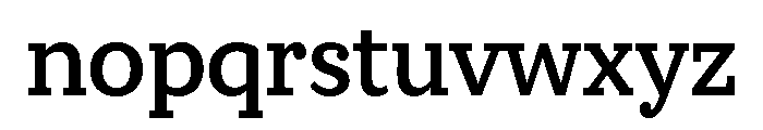 Flegrei Medium Font LOWERCASE