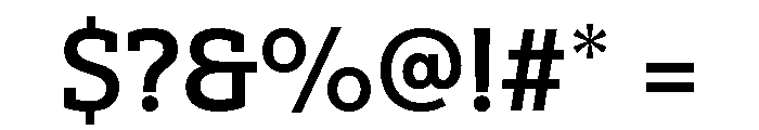 Flegrei Semibold Font OTHER CHARS
