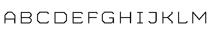 Flexion Extra Light Font UPPERCASE