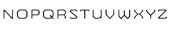 Flexion Extra Light Font UPPERCASE