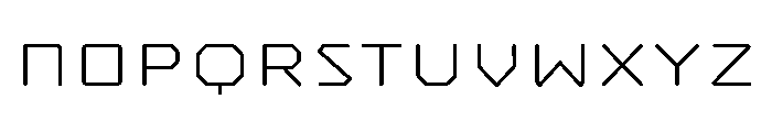 Flexion Extra Light Font LOWERCASE