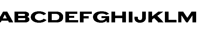 Flexion Heavy Font UPPERCASE
