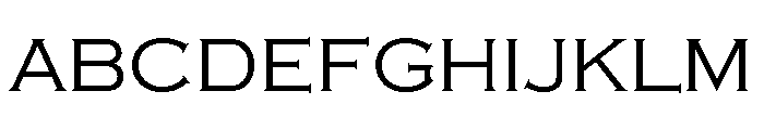 Flexion Light Font UPPERCASE