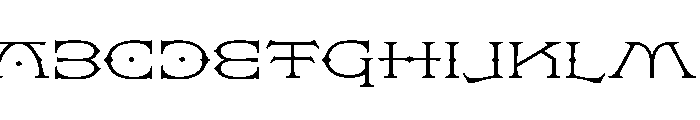 Flexion Regular Font UPPERCASE