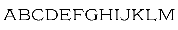Flexion Thin Font UPPERCASE