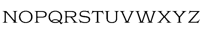 Flexion Thin Font UPPERCASE