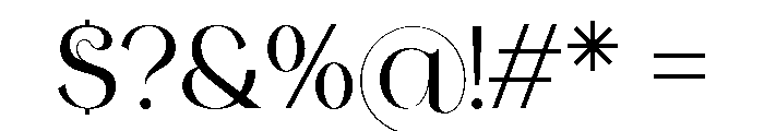 FL Abrasia Regular Font OTHER CHARS