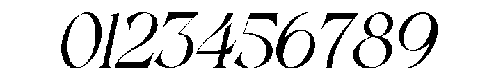 FLAMICIA Italic Font OTHER CHARS