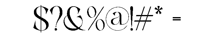 FLAMICIA Regular Font OTHER CHARS