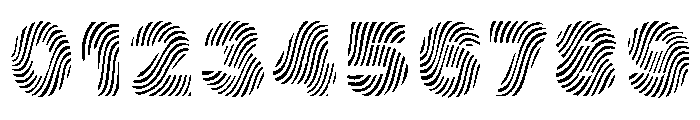 FLOW STRIPES Font OTHER CHARS