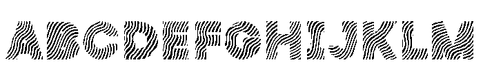 FLOW STRIPES Font UPPERCASE