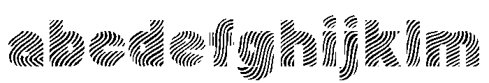 FLOW STRIPES FONT