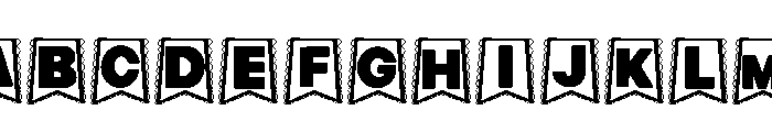 Flag Christmas FONT