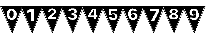 Flag Halloween Font OTHER CHARS
