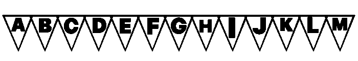 Flag Halloween FONT