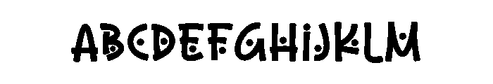 Flags Japanese Font UPPERCASE