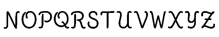 Flaire Regular Font UPPERCASE