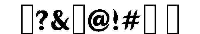Flambeau Regular Font OTHER CHARS