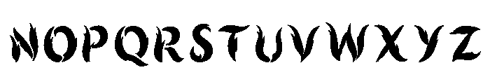 Flambeau Regular Font UPPERCASE