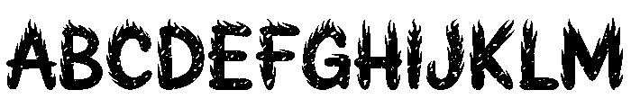 Flame Distressed FONT