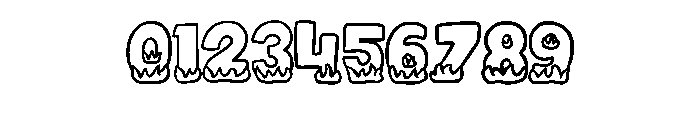 Flame Fire Cartoon By S Regular Font OTHER CHARS