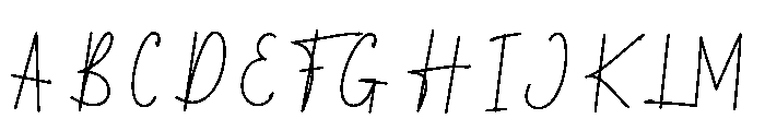 Flamelisse-Regular Font UPPERCASE