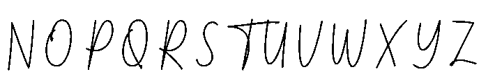 Flamelisse-Regular Font UPPERCASE