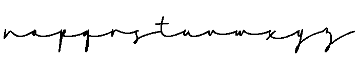 Flamelisse-Regular Font LOWERCASE