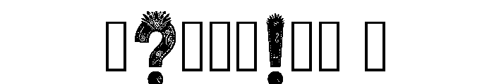 Flaminia Regular Font OTHER CHARS