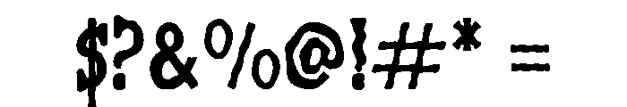 Flamor Regular Font OTHER CHARS