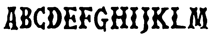 Flamor Regular Font UPPERCASE