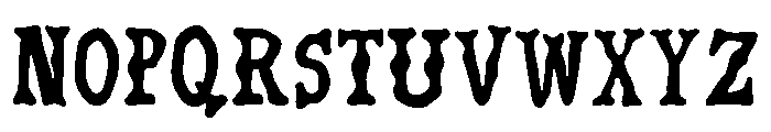 Flamor Regular Font UPPERCASE
