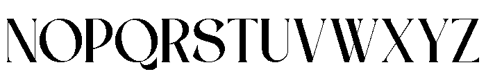 Flangen Regular Font UPPERCASE