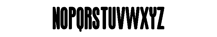 Flanker Regular Font UPPERCASE