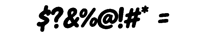 Flapiglo Font OTHER CHARS