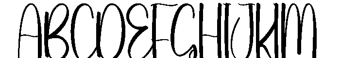 Flare Summer Font UPPERCASE