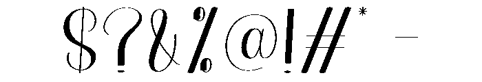 Flashcard Font OTHER CHARS