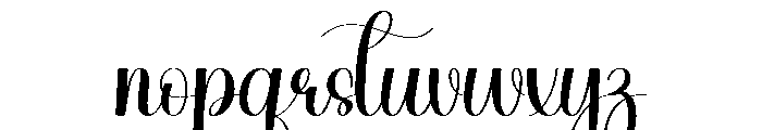 Flashcard Font LOWERCASE