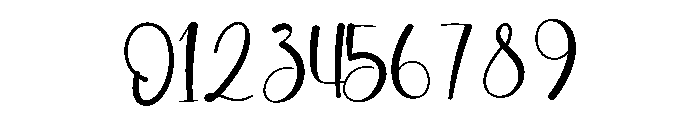 Flashlights Font OTHER CHARS